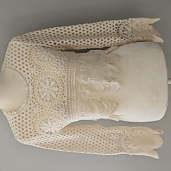 Nwot crochet topper top (V) - Picture 1 of 3